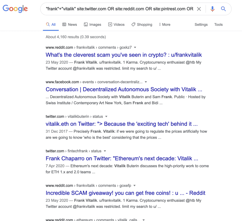 Using Google to find our first clue-thread
