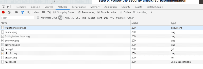 Network capture of the XHR request for bitcoin.png images/disclosure-key-generation-vulnerability-found-on-walletgenerator-net-potentially-malicious/3.png
