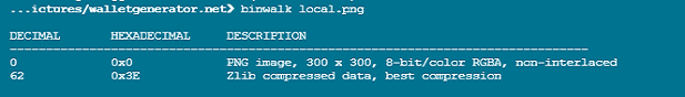 Seeing some Zlib data at decimal 62 for the malicious image images/disclosure-key-generation-vulnerability-found-on-walletgenerator-net-potentially-malicious/5.png